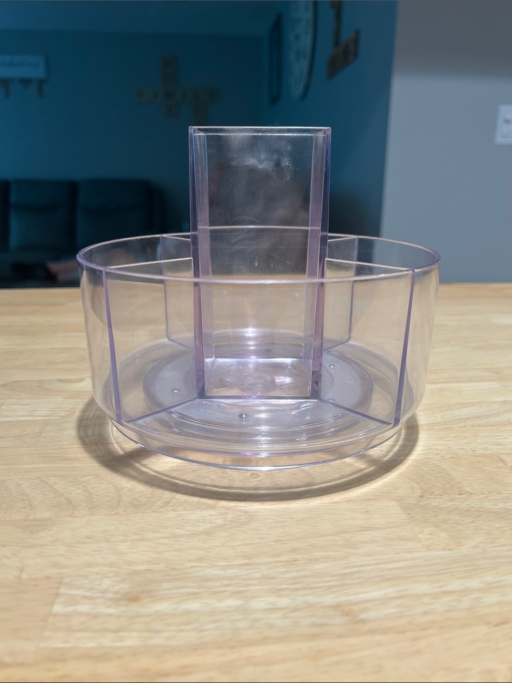 Clear Acrylic Rotating Organizer